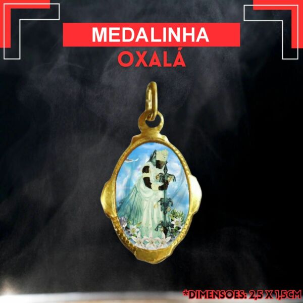 PINGENTE FOLHEADO OXALÁ - UNIDADE - Imagem 2