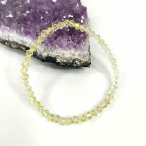 PULSEIRA ÂMBAR COM CONTAS 4MM