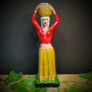 IMAGEM GESSO BAIANA COM BALAIO NA CABEÇA 25M