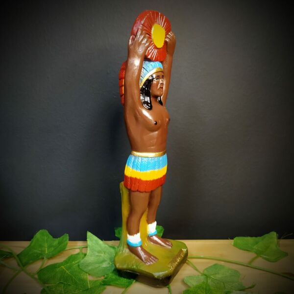 IMAGEM EM GESSO CABOCLO GIRASSOL 27CM - Imagem 2