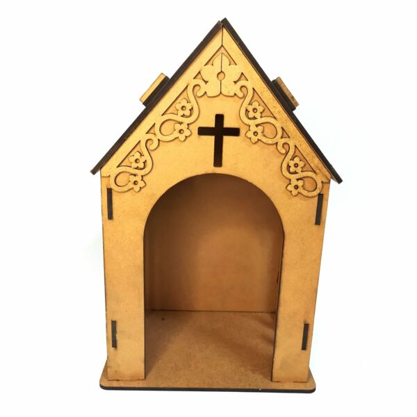 CAPELINHA EM MDF 36CM - Imagem 2
