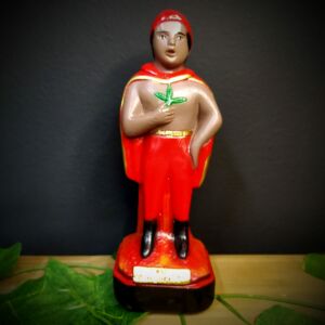 IMAGEM EM GESSO EXU MANGUEIRA 17CM