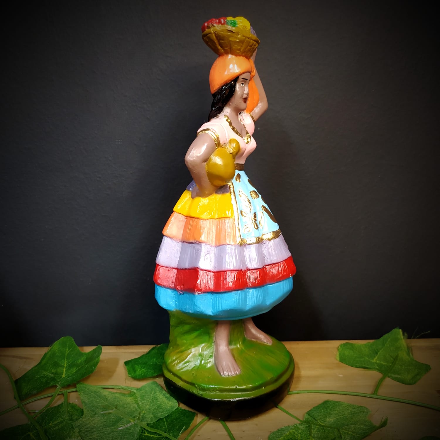 IMAGEM GESSO BAIANA SETE SAIAS 25CM - Imagem 2