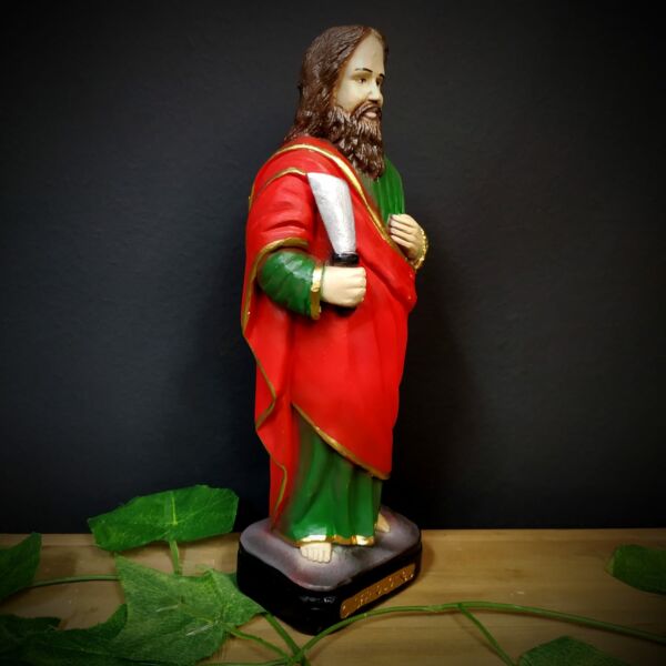 IMAGEM EM GESSO SÃO BARTOLOMEU 22CM - Image 2