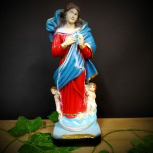 IMAGEM EM GESSO NOSSA SENHORA DESATADORA DE NÓS 23CM