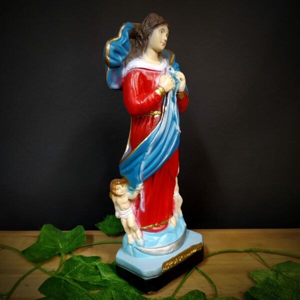 IMAGEM EM GESSO NOSSA SENHORA DESATADORA DE NÓS 23CM - Imagem 2