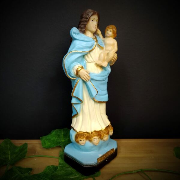 IMAGEM EM GESSO NOSSA SENHORA DOS AFLITOS 21CM - Image 2