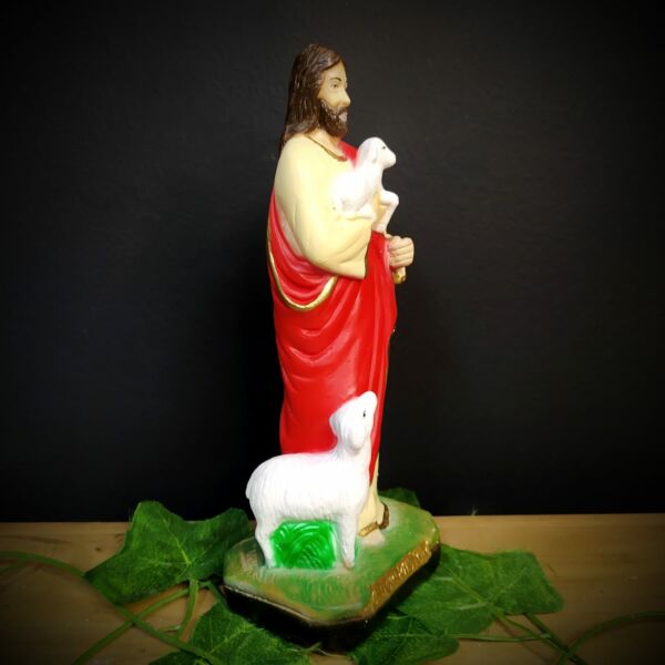 IMAGEM EM GESSO O BOM PASTOR 21CM - Image 2