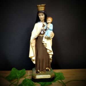 IMAGEM EM GESSO NOSSA SENHORA DO CARMO 24CM