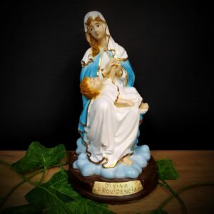 IMAGEM EM GESSO NOSSA SENHORA DA DIVINA PROVIDÊNCIA 20CM