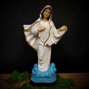 IMAGEM EM GESSO NOSSA SENHORA DA PAZ 21CM