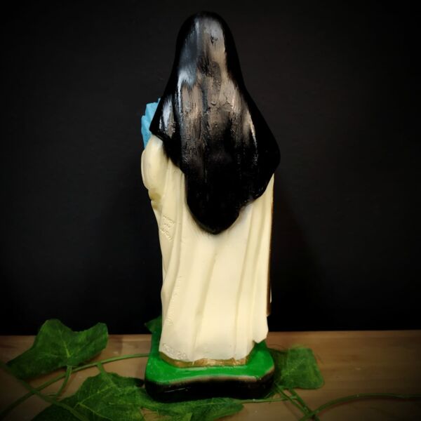 IMAGEM EM GESSO SANTA EFIGÊNIA 22CM - Imagem 3