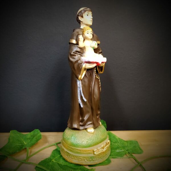 IMAGEM EM GESSO SANTO ANTÔNIO 22CM - Image 2