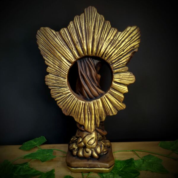 IMAGEM EM GESSO JESUS RESSUSCITADO ENVELHECIDO 31CM - Image 3