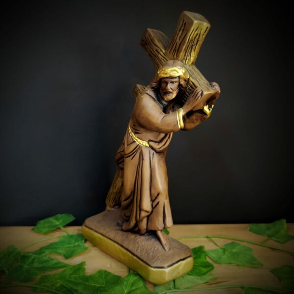 IMAGEM EM GESSO NOSSO SENHOR DOS PASSOS 30CM - Image 2