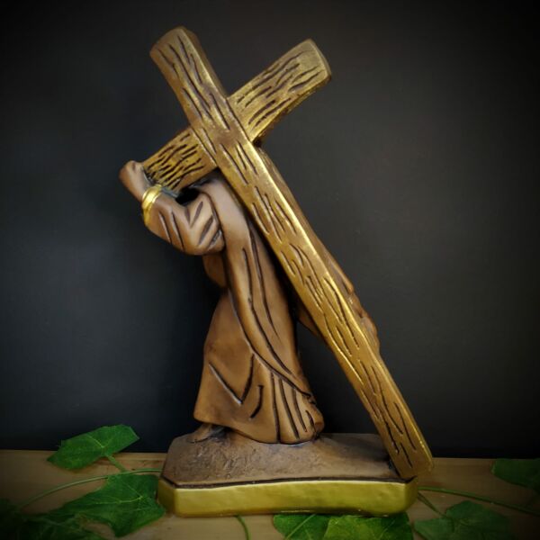 IMAGEM EM GESSO NOSSO SENHOR DOS PASSOS 30CM - Image 3