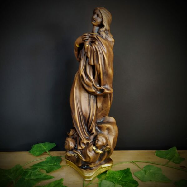 IMAGEM EM GESSO NOSSA SENHORA DA CONCEIÇÃO 33CM - Imagem 2