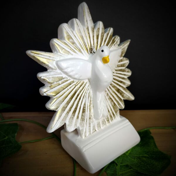 IMAGEM EM GESSO DIVINO ESPIRITO SANTO 13CM - Image 2
