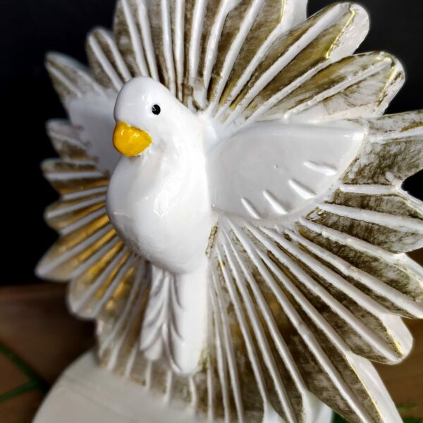 IMAGEM EM GESSO DIVINO ESPIRITO SANTO 13CM - Image 3