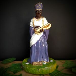 IMAGEM EM GESSO ORIXÁ NANÃ 23CM