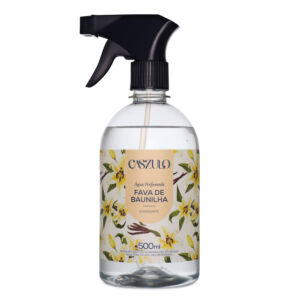 ÁGUA PERFUMADA FAVA DE BAUNILHA 500 ML - CAZSULO