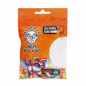 FILTRO SLIM 6MM CLÁSSICO COM 120 UNIDADES - BEM BOLADO