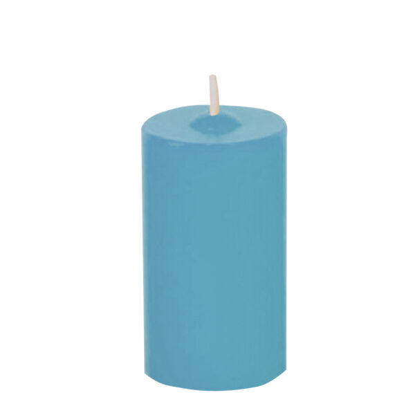 VELA RECHOUD AZUL CLARO 5CM 40G - SANTA TEREZINHA