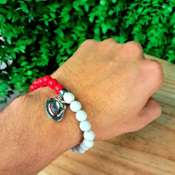 PULSEIRA ZÉ PELINTRA CONTAS 8MM E PINGENTE - Imagem 2