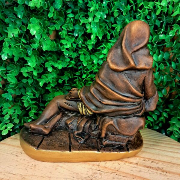 IMAGEM EM GESSO NOSSA SENHORA DA PIEDADE 17CM - Imagem 3