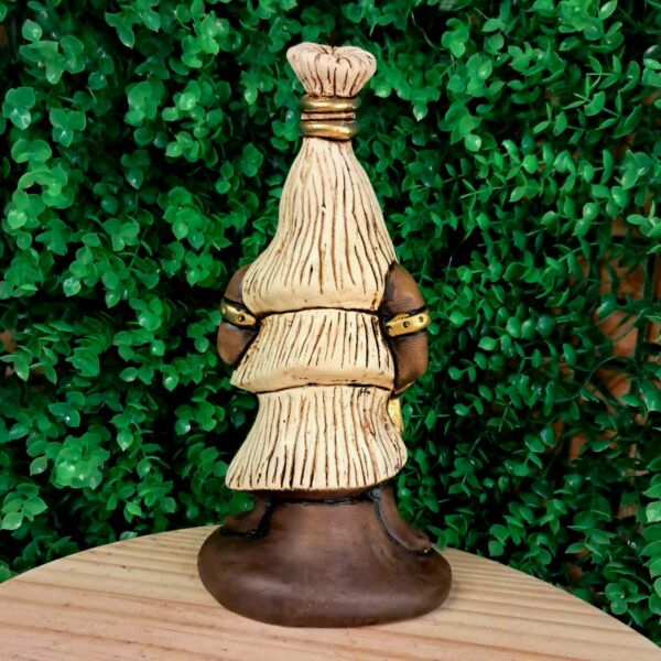 IMAGEM EM GESSO ORIXÁ OMOLU ENVELHECIDO 25CM - Imagem 3