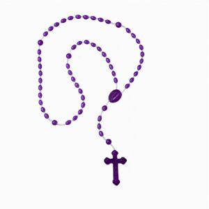 TERÇO ACRÍLICO ROXO
