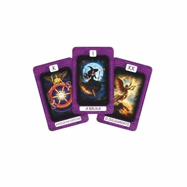 BARALHO DAMA DA NOITE 36 CARTAS ARCANOS MAIORES E MANUAL EXPLICATIVO - Imagem 3