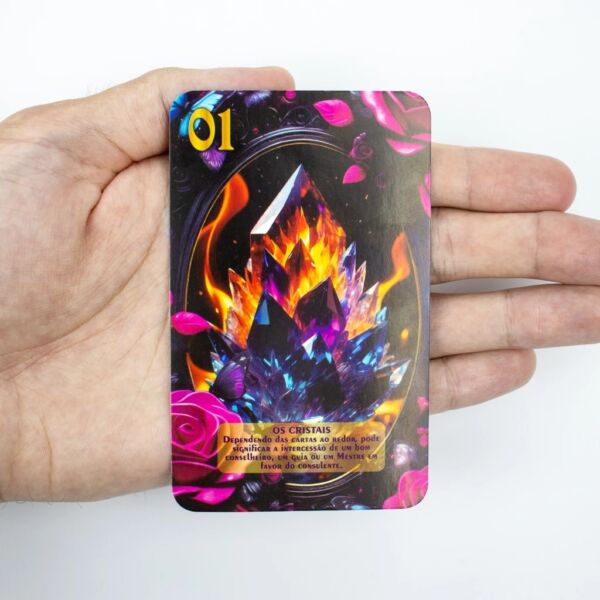 BARALHO DAMA DA NOITE 36 CARTAS ARCANOS MAIORES E MANUAL EXPLICATIVO - Imagem 7