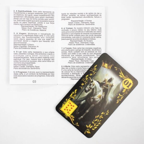 TAROT REI 36 CARTAS ARCANOS MAIORES E MANUAL EXPLICATIVO - Imagem 4