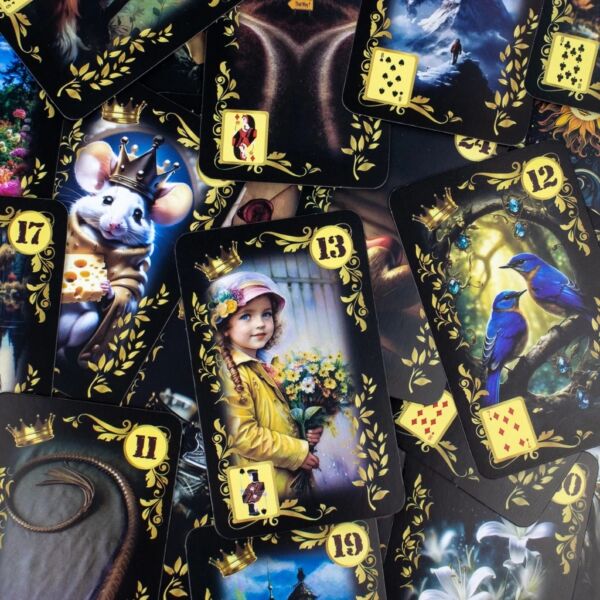 TAROT REI 36 CARTAS ARCANOS MAIORES E MANUAL EXPLICATIVO - Imagem 7