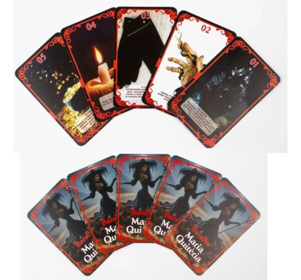 TAROT DA MARIA QUITÉRIA 36 CARTAS ARCANOS MAIORES AUTO EXPLICATIVAS - Imagem 3