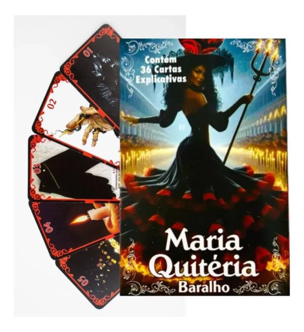 TAROT DA MARIA QUITÉRIA 36 CARTAS ARCANOS MAIORES AUTO EXPLICATIVAS - Imagem 4