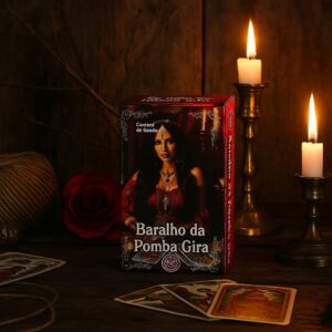 BARALHO DA POMBA GIRA COM 36 CARTAS ARCANOS MAIORES E MANUAL EXPLICATIVO