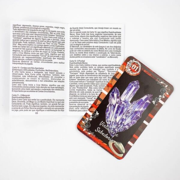 BARALHO MALANDRO ZÉPILINTRA COM 36 CARTAS ARCANOS MAIORES E MANUAL EXPLICATIVO - Imagem 4