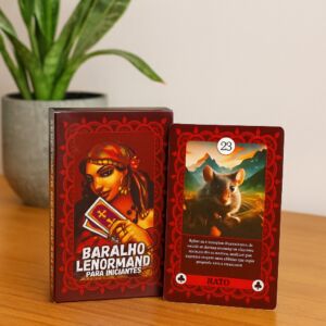 BARALHO LENORMAND PARA INICIANTES COM 36 CARTAS ARCANOS MAIORES AUTO EXPLICATIVAS