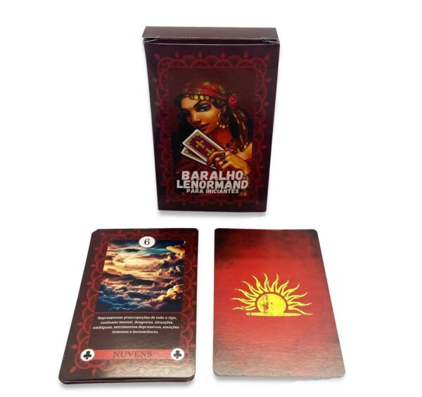 BARALHO LENORMAND PARA INICIANTES COM 36 CARTAS ARCANOS MAIORES AUTO EXPLICATIVAS - Imagem 2