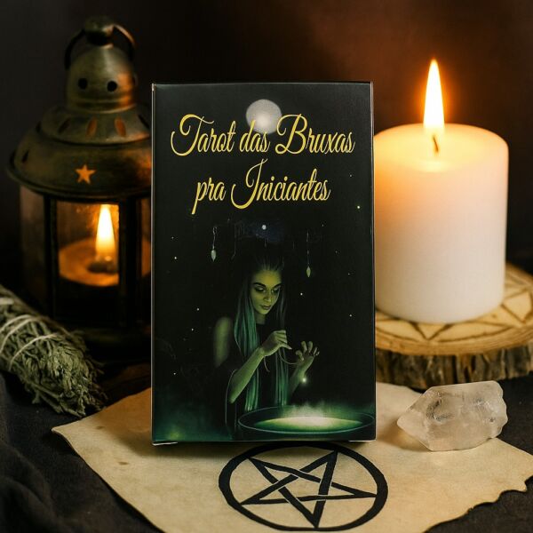 TAROT DAS BRUXAS PARA INICIANTES COM 22 CARTAS ARCANOS MAIORES AUTO EXPLICATIVAS