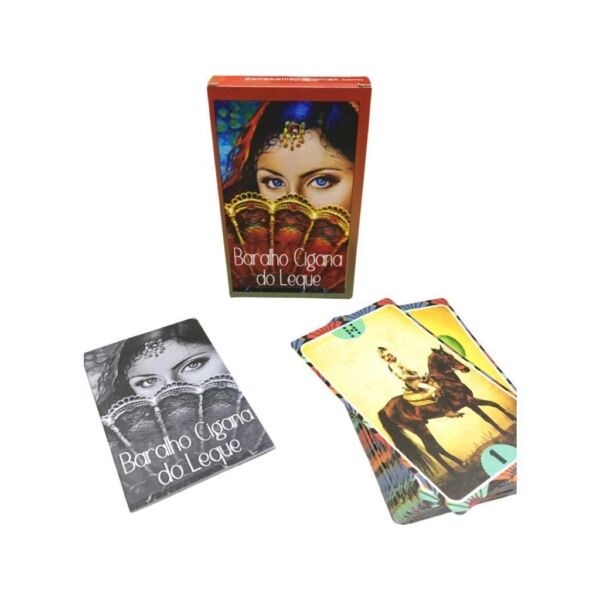 BARALHO CIGANA DO LEQUE  COM 36 CARTAS ARCANOS MAIORES E MANUAL EXPLICATIVO - Imagem 2
