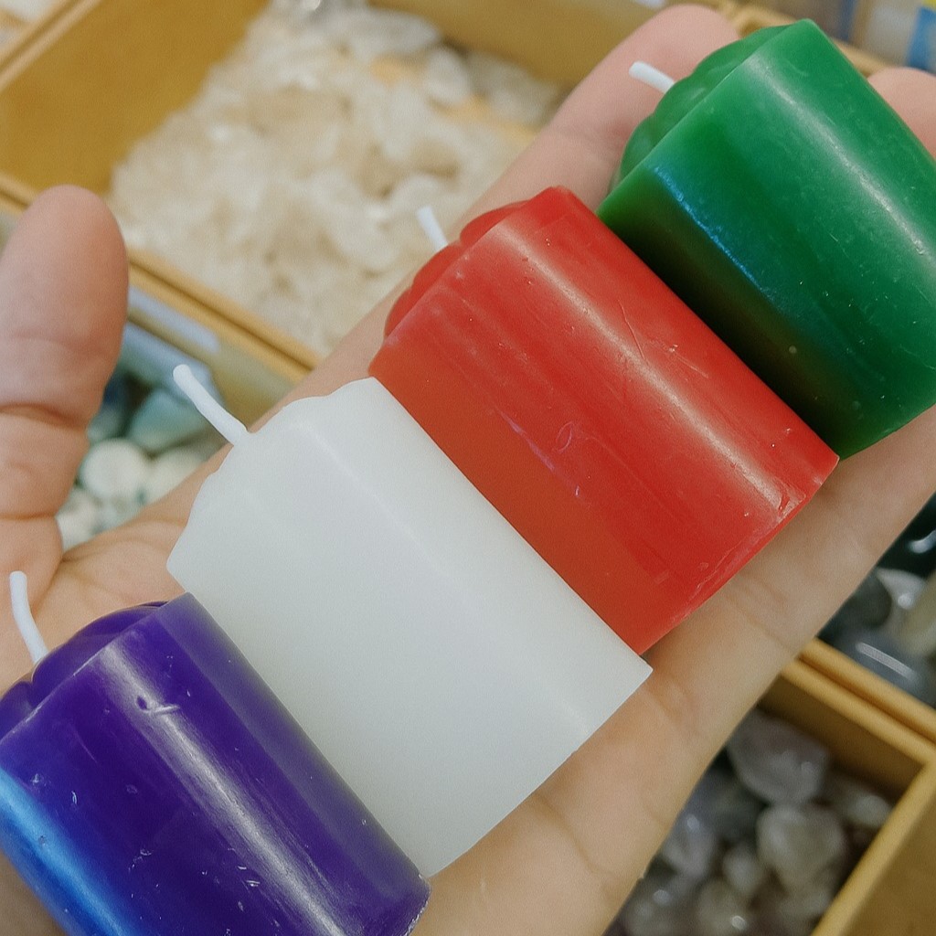 KIT 4 MINI VELAS DO ADVENTO DA FAMÍLIA 5CM - Imagem 2