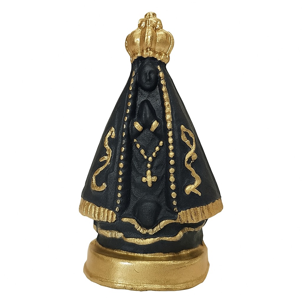 MINI IMAGEM NOSSA SENHORA APARECIDA DE PLÁSTICO 7CM