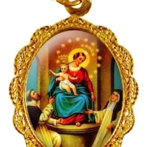 MEDALHA DE ALUMÍNIO - NOSSA SENHORA DO ROSÁRIO