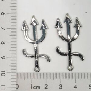 PINGENTE TRIDENTE  POMBA GIRA NÍQUEL (7562) - UNIDADE