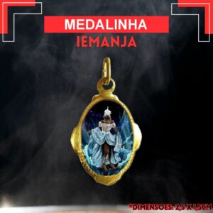 PINGENTE FOLHEADO IEMANJÁ - UNIDADE