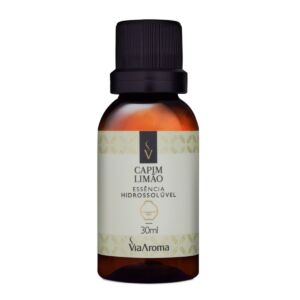 ESSÊNCIA HIDROSSOLÚVEL CAPIM LIMÃO 30 ML - VIA AROMA