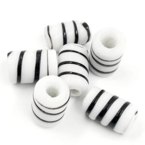 FIRMA RAJADA BRANCA COM PRETA LEITOSA - 01 UNIDADE